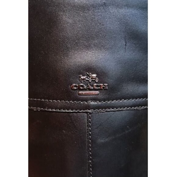 Coach Eva Skinny Calf Leather Riding Boots - Picture 6 of 6